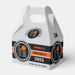 Basketbal hoepels, basketbalspeler cadeau, verjaar bedankdoosjes