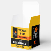 Basketbal hoepels, basketbalspeler cadeau, verjaar bedankdoosjes (Geopend)