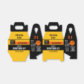 Basketbal hoepels, basketbalspeler cadeau, verjaar bedankdoosjes (Uitgevouwen)