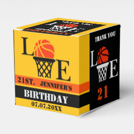 Basketbal hoepels, basketbalspeler cadeau, verjaar bedankdoosjes