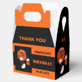 Basketbal hoepels, basketbalspeler cadeau, verjaar bedankdoosjes (Geopend)