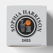 Basketbal hoepels, basketbalspeler cadeau, verjaar bedankdoosjes (Bovenkant)