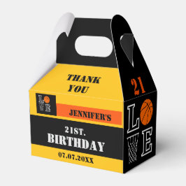 Basketbal hoepels, basketbalspeler cadeau, verjaar bedankdoosjes