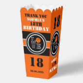 Basketbal hoepels, basketbalspeler cadeau, verjaar bedankdoosjes (Achterkant)