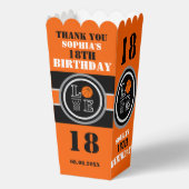 Basketbal hoepels, basketbalspeler cadeau, verjaar bedankdoosjes (Voorkant)