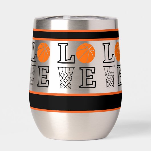 Basketbal hoepels, basketbalspeler Thermal Wine T (Achterkant)