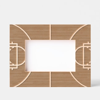 Basketbal Hof Laser geëtst Afbeelding Lijst Gegraveerde Lijstjes
