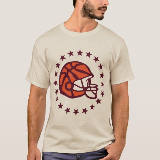 Basketbal (honkbal) t-shirt (Voorkant)