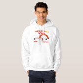 BASKETBAL! HOODED SWEATSHIRT (Voorkant volledig)