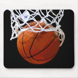 Basketbal Hoop Artwork Mousepad Muismat