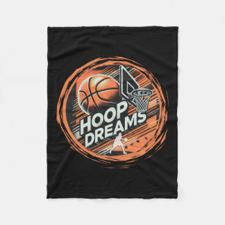Basketbal Hoop Dreams Actief Fleece Deken