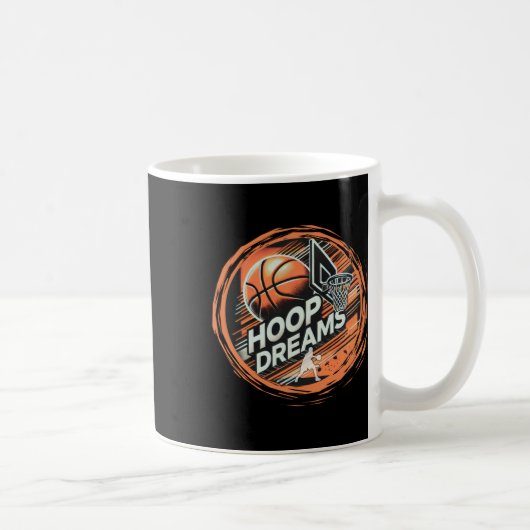 Basketbal Hoop Dreams Actief Koffiemok (Rechts)