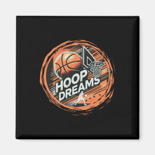 Basketbal Hoop Dreams Actief Magneet