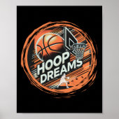 Basketbal Hoop Dreams Actief Poster (Voorkant)
