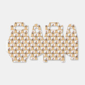 Basketbal Hoop Patroon Bedankdoosjes (Uitgevouwen)