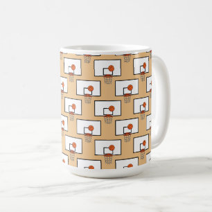 Basketbal Hoop Patroon Koffiemok