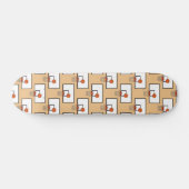 Basketbal Hoop Patroon Persoonlijk Skateboard (Horizontaal)