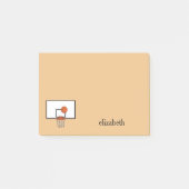 Basketbal Hoop personaliseren Post-it® Notes (Voorkant)