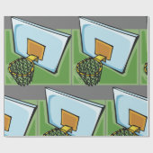 Basketbal Hoop Sport Backboard en Net Cadeaupapier (Vlak)