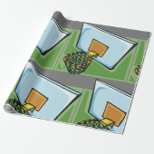 Basketbal Hoop Sport Backboard en Net Cadeaupapier (Uitgerold)