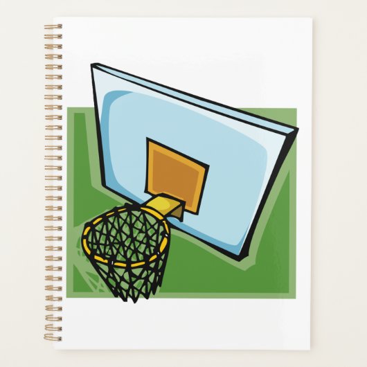 Basketbal Hoop Sport Backboard en Net Planner (Voorkant)