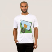 Basketbal Hoop Sport Backboard en Net T-shirt (Voorkant volledig)