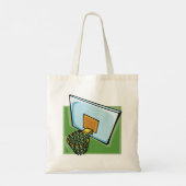 Basketbal Hoop Sport Backboard en Net Tote Bag (Achterkant)