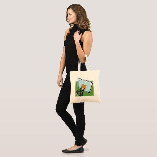 Basketbal Hoop Sport Backboard en Net Tote Bag