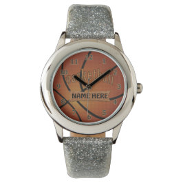 BASKETBAL HORLOGE, Gepersonaliseerde Basketbal Gif Horloge