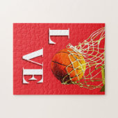 Basketbal hou ik van legpuzzel (Horizontaal)