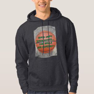 Basketbal humor hoodie