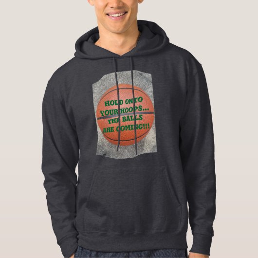 Basketbal humor hoodie (Voorkant)