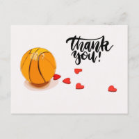 Basketbal Huwelijk Bedankt Ansichtkaart