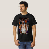 Basketbal Icon T-shirt: High-Energy Dunk Print T-shirt (Voorkant volledig)