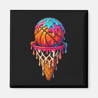 Basketbal ijsdrip voor jongens meisjes jeugd Bas Magneet