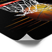 Basketbal Ik ben gewoon Ballin' Coach speler Team Poster (Hoek)