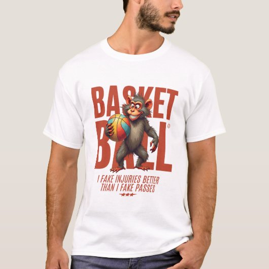 Basketbal: Ik doe beter aan nepblessures dan aan n T-shirt (Voorkant)