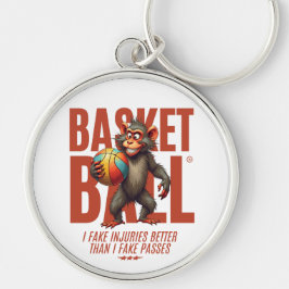 Basketbal: Ik veins blessures beter dan ik veins Sleutelhanger