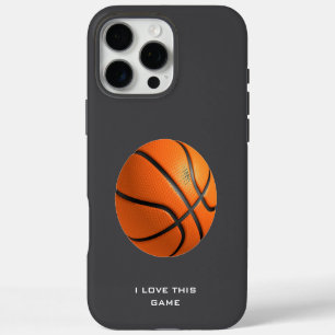Basketbal Illustratie Schilderkunst Kunst Sport iPhone 16 Pro Max Hoesje