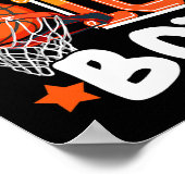 Basketbal IM 16 jaar oud 16e verjaardag jongen Dec Poster (Hoek)