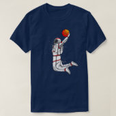 Basketbal in het boetskelk t-shirt (Design voorkant)