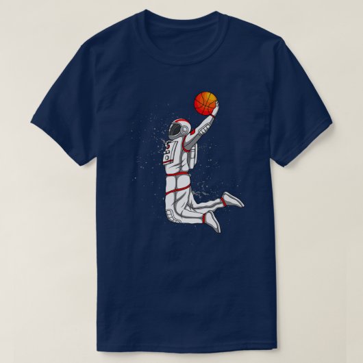 Basketbal in het boetskelk t-shirt (Design voorkant)