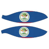 Basketbal in ware grootte met vlag van Belize (Panelen)