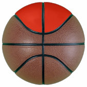 Basketbal in ware grootte met vlag van China (Rechts)