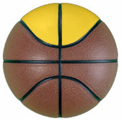 Basketbal in ware grootte met vlag van kanton Uri (Rechts)