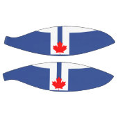 Basketbal in ware grootte met vlag van Toronto, Ca (Panelen)