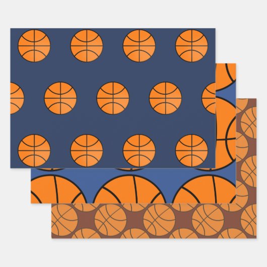 Basketbal Inpakpapier Set Vel (Set)