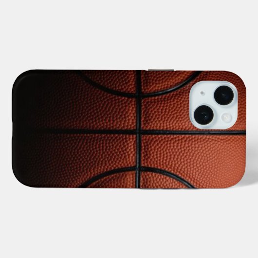 Basketbal - iPhone 15 Hoesje (Achterkant (horizontaal))