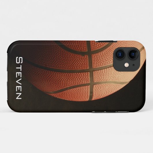Basketbal iPhone 5 Hoesje (Achterkant (horizontaal))
