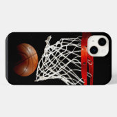 Basketbal iPhone Hoesje (Achterkant horizontaal)